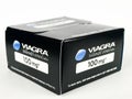 Box of Viagra on a White Backdrop