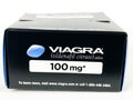 Box of Viagra on a White Backdrop