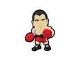 Boxer boxeur robocop tyson gloves ready for boxing