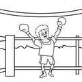 Boxer coloring page