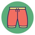 Boxers Vector Icon which can easily edit