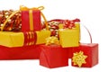 Boxes with gifts