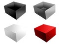 Boxes, isolated