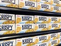 Boxes of Kellogg\'s Krispy Saltine Crackers