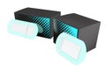 boxes with medical plasters 3d model