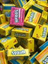 Boxes of Nerds Penny Candy for sale at a General Store