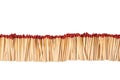 Boxes with new matchsticks isolated on a background Royalty Free Stock Photo