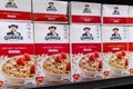 Boxes of Quaker brand instant oatmeal