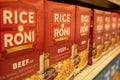 Boxes of Rice A Roni Royalty Free Stock Photo