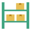 Boxes, storage, delivery, packages fully editable vector icon Royalty Free Stock Photo