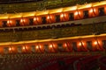 Boxes of Teatro Liceu, Barcelona, Royalty Free Stock Photo