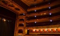 Boxes of Teatro Liceu, Barcelona Royalty Free Stock Photo