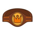 Boxing belt icon Royalty Free Stock Photo