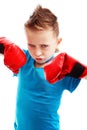 Boxing boy Royalty Free Stock Photo