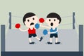 Boxing cartoon vector