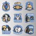 Boxing Colored Emblems