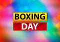 Boxing Day Abstract Colorful Background Bokeh Design Illustration