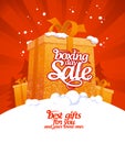 Boxing day sale. Royalty Free Stock Photo