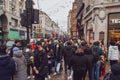 Boxing Day sales on Oxford Street, London, UK