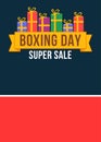 Boxing day super sale banner