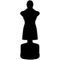 Boxing dummy mannequin, fight sports dummy silhouette