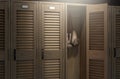 Boxing Gloves In Vintage Locker