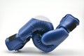 Boxing gloves on a white background.Mitt Royalty Free Stock Photo