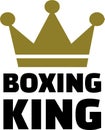 Boxing King Royalty Free Stock Photo
