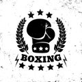 Boxing logo Royalty Free Stock Photo