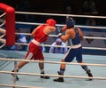 Boxing match attack