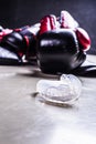 boxing mouth guard .protection for teeth