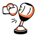 Boxing Punch Royalty Free Stock Photo