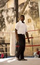 A boxing referee, Havana, Cuba