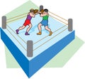 Boxing Ring Royalty Free Stock Photo