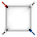 Boxing Ring Top View Royalty Free Stock Photo