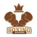 Boxing school emblem