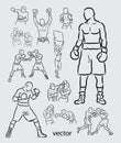 Boxing Sport Sketch