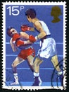 Boxing UK Postage Stamp