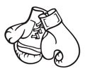 Boxng Gloves Illustration