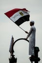 Boy in the Arab revolution Royalty Free Stock Photo