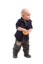 Boy with ball Royalty Free Stock Photo