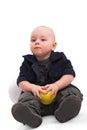 Boy with ball Royalty Free Stock Photo