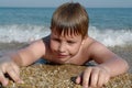 Boy At Beach