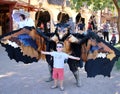 Boy and a Beautiful Creature Royalty Free Stock Photo