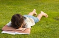 Boy with book