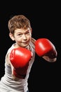 Boy boxer Royalty Free Stock Photo