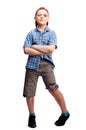 Boy with a bruise Royalty Free Stock Photo