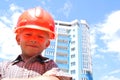 Boy builder Royalty Free Stock Photo