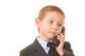 Boy Businessman 22 Royalty Free Stock Photo