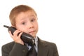 Boy Businessman 7 Royalty Free Stock Photo